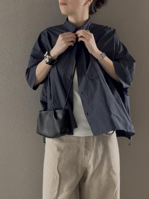 cropped relax shirt refine