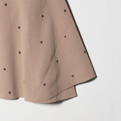 エンブロイダリー フラワー ケープニット ‐ウォッシャブル‐