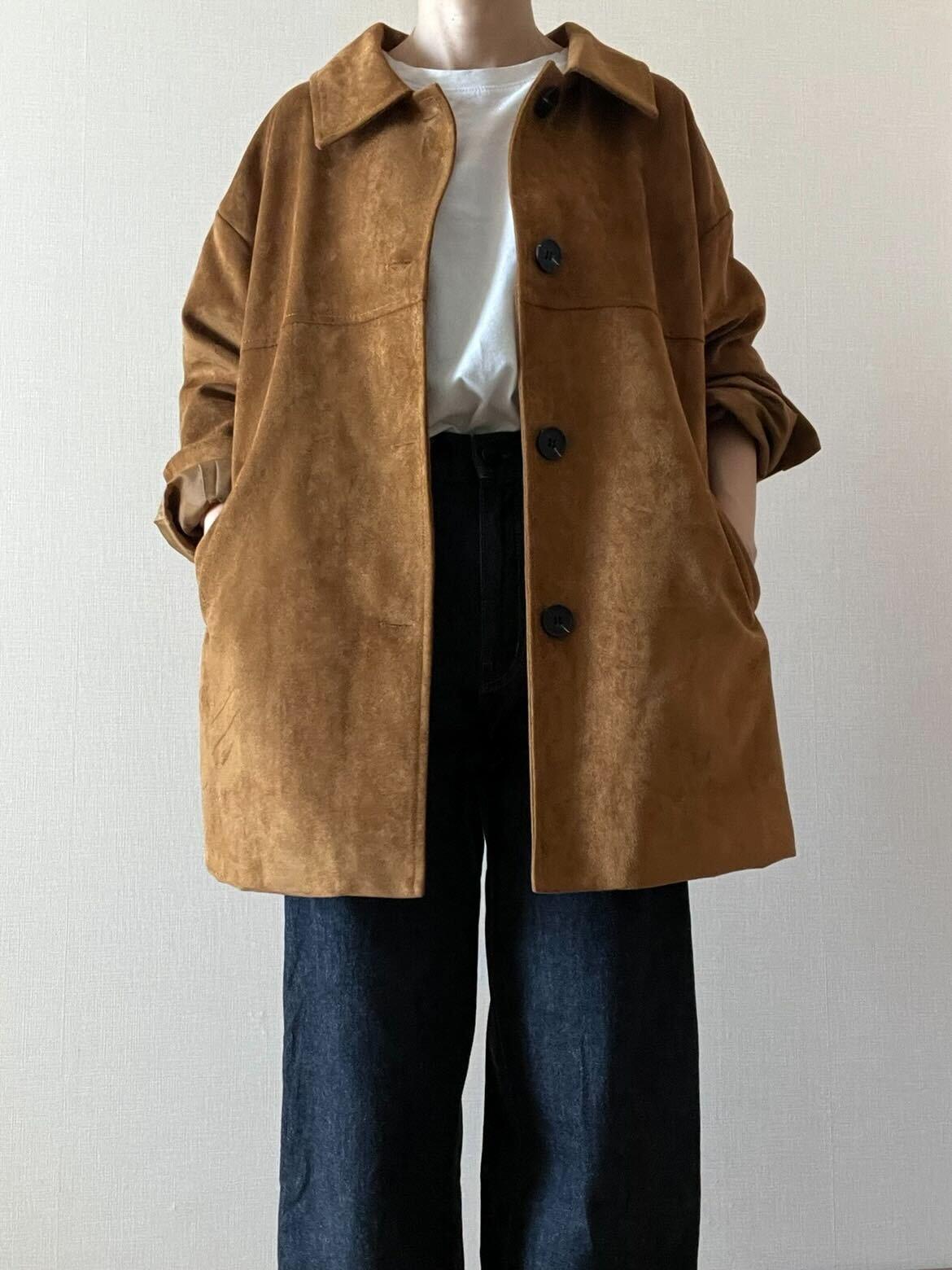 スエードライクオーバージャケット