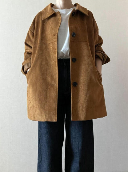 スエードライクオーバージャケット