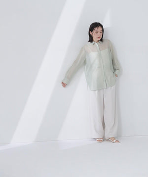 シアーオーバーシャツ