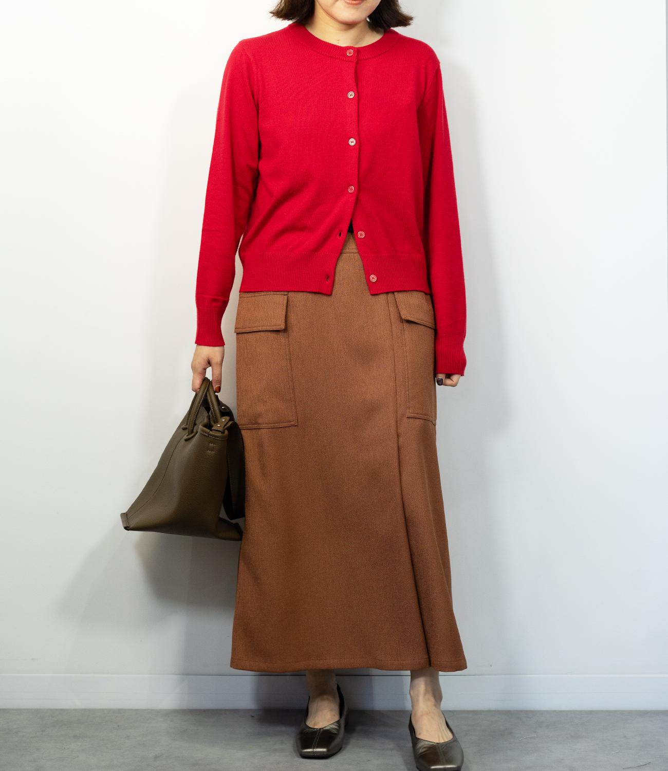 ふんわりタッチクルーネックカーディガン