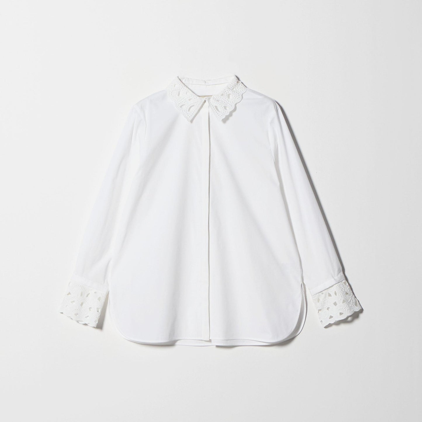 エンブロイダリー カラー シャツ ‐ウォッシャブル‐