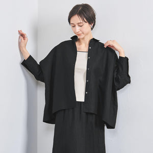 リネン ドルマン シャツ