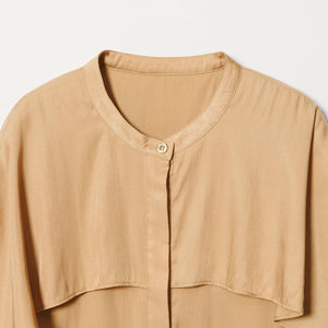 【WEB限定 Wardrobe DAILY MINIMAL】フリルレイヤーブラウス ウォッシャブル