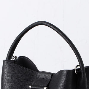 メタルポイント バケットバッグ