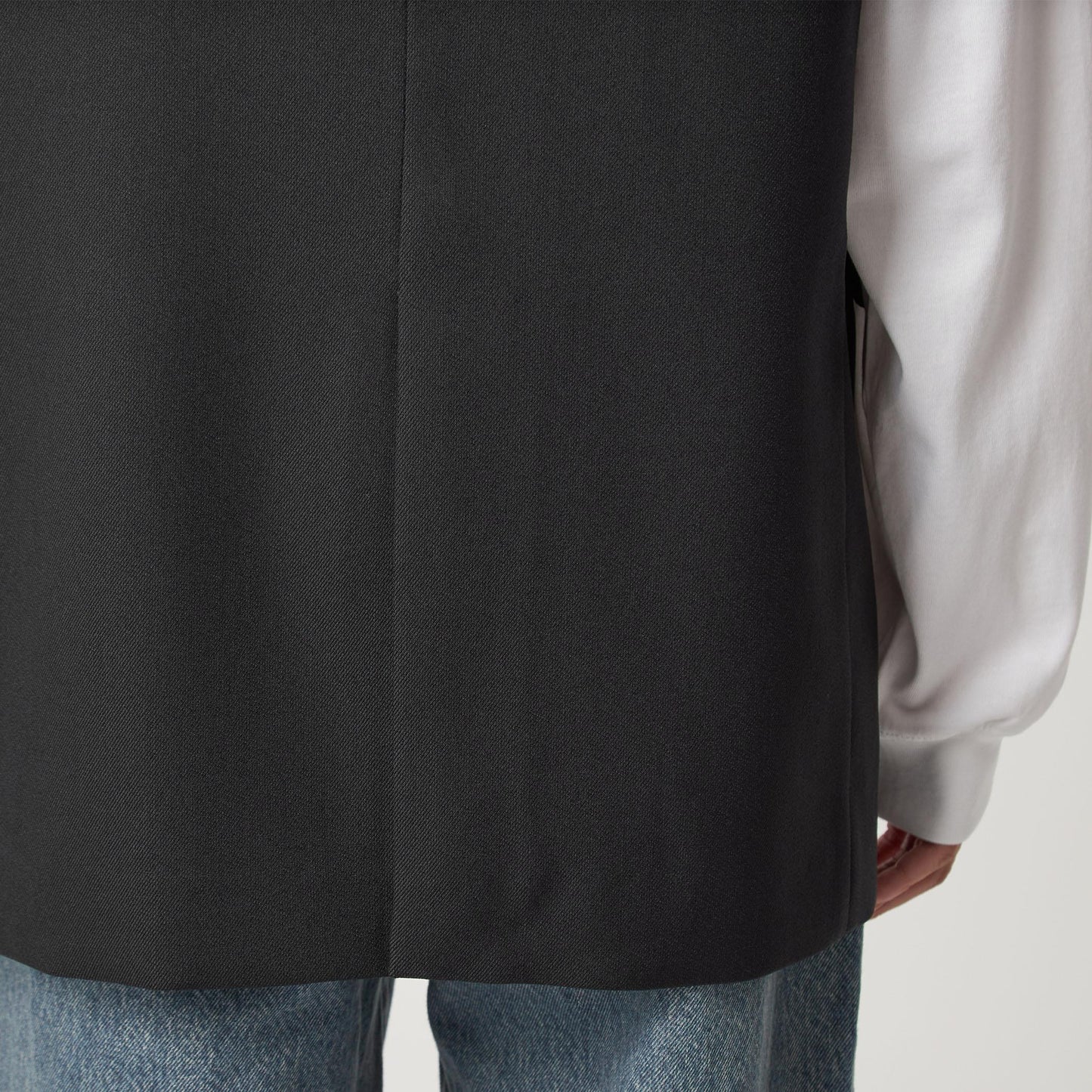 ツイードライク ジレ マシンウォッシャブル 帯電防止