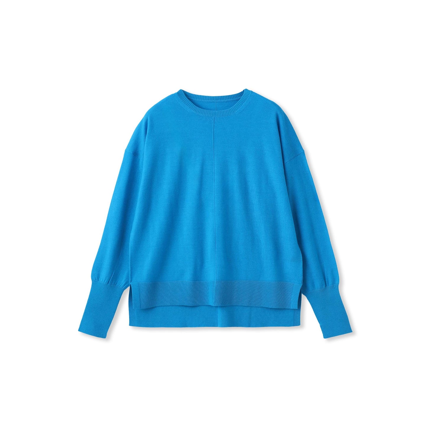 【WEB限定】ベーシックウールクルーネックニット≪洗える≫