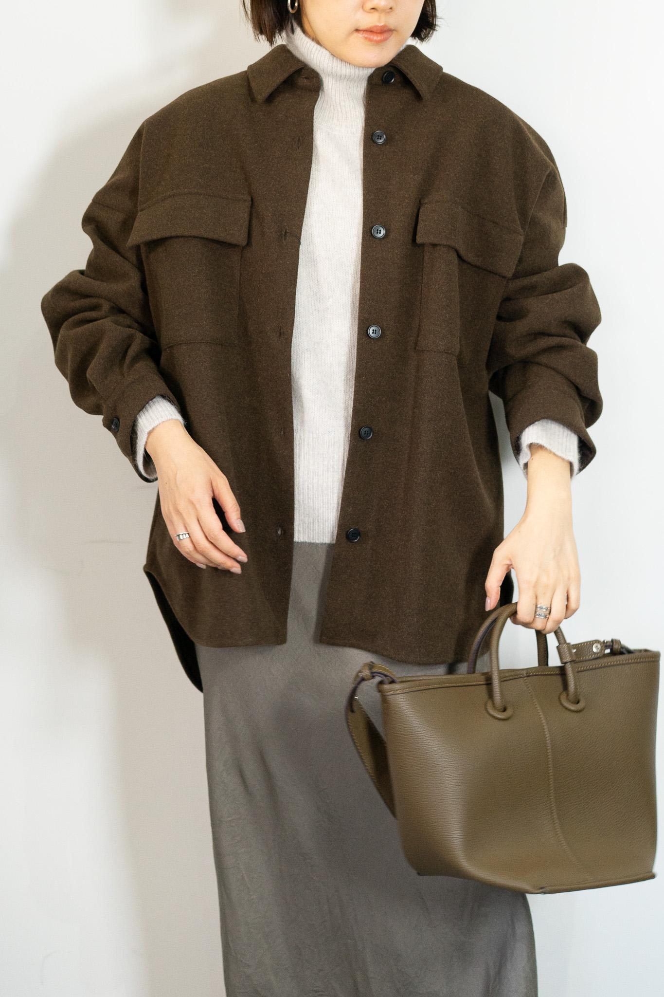 ウールライクCPOアウター