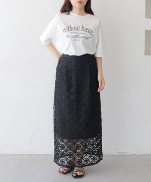【接触冷感】エレガンスロゴTシャツ