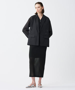 シアーニット ノースリーブベスト