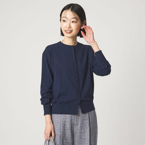 ＜1_OF MINE＞クルーネック ニット カーディガン