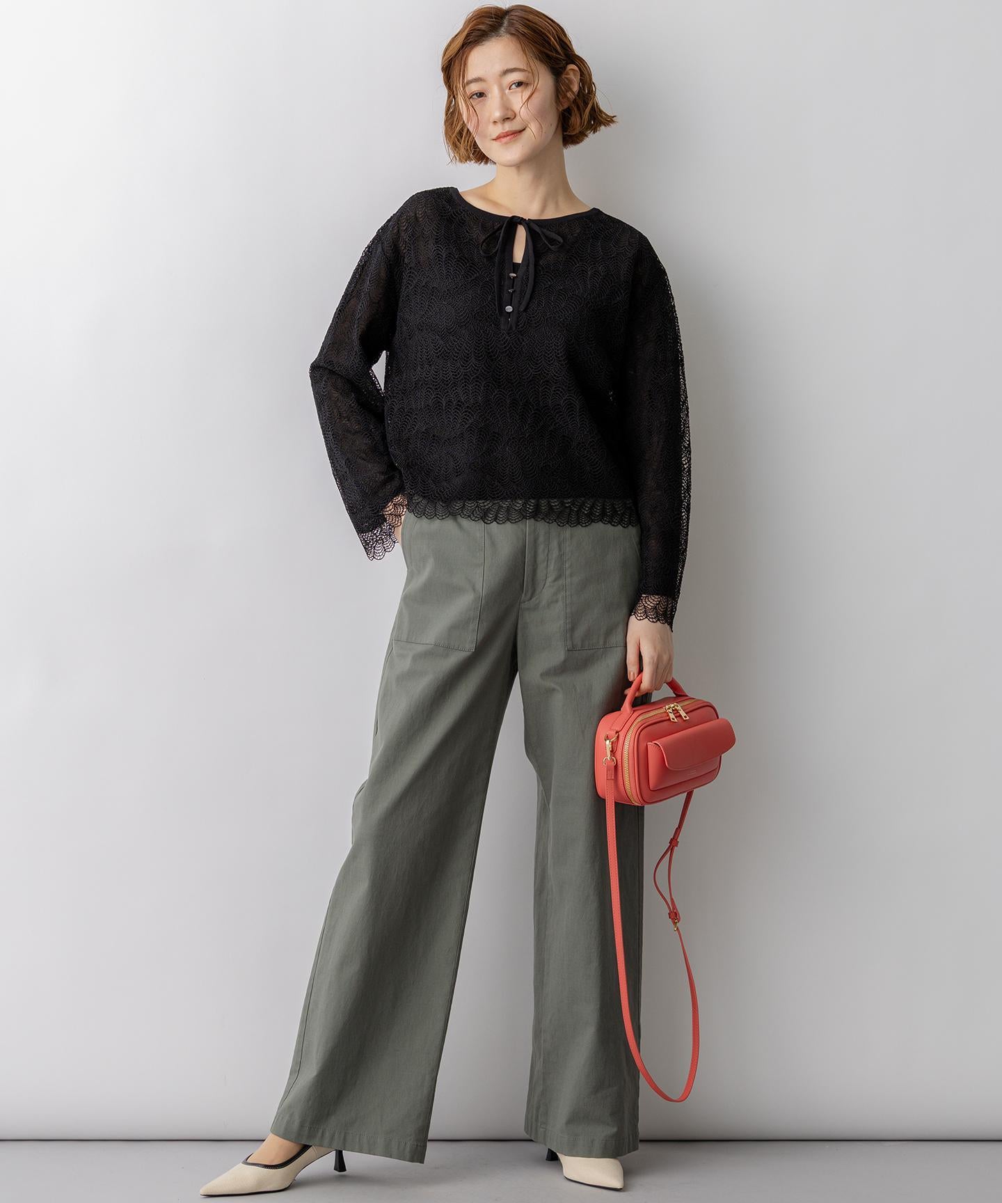 スラブツイルストレッチ ベイカーパンツ