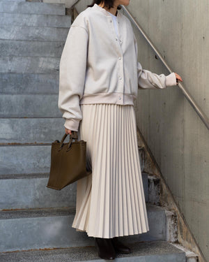 ラメプリーツフレアスカート