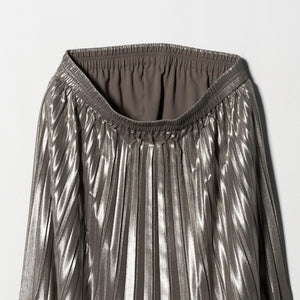 ハクプリント プリーツ スカート