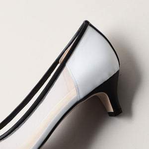 トゥキャップNチュール パンプス45↓