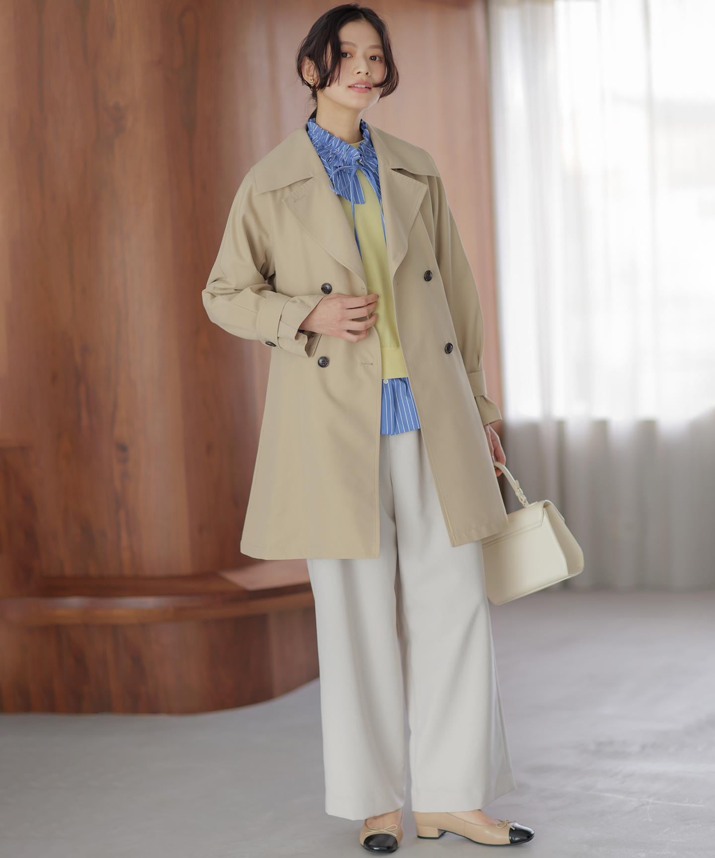 リラクシング トレンチコート