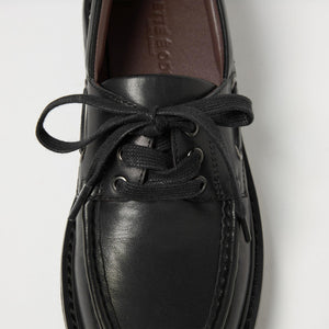 レースアップモカシン フラット45↑