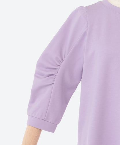 クルーネックボリュームスリーブカットソー