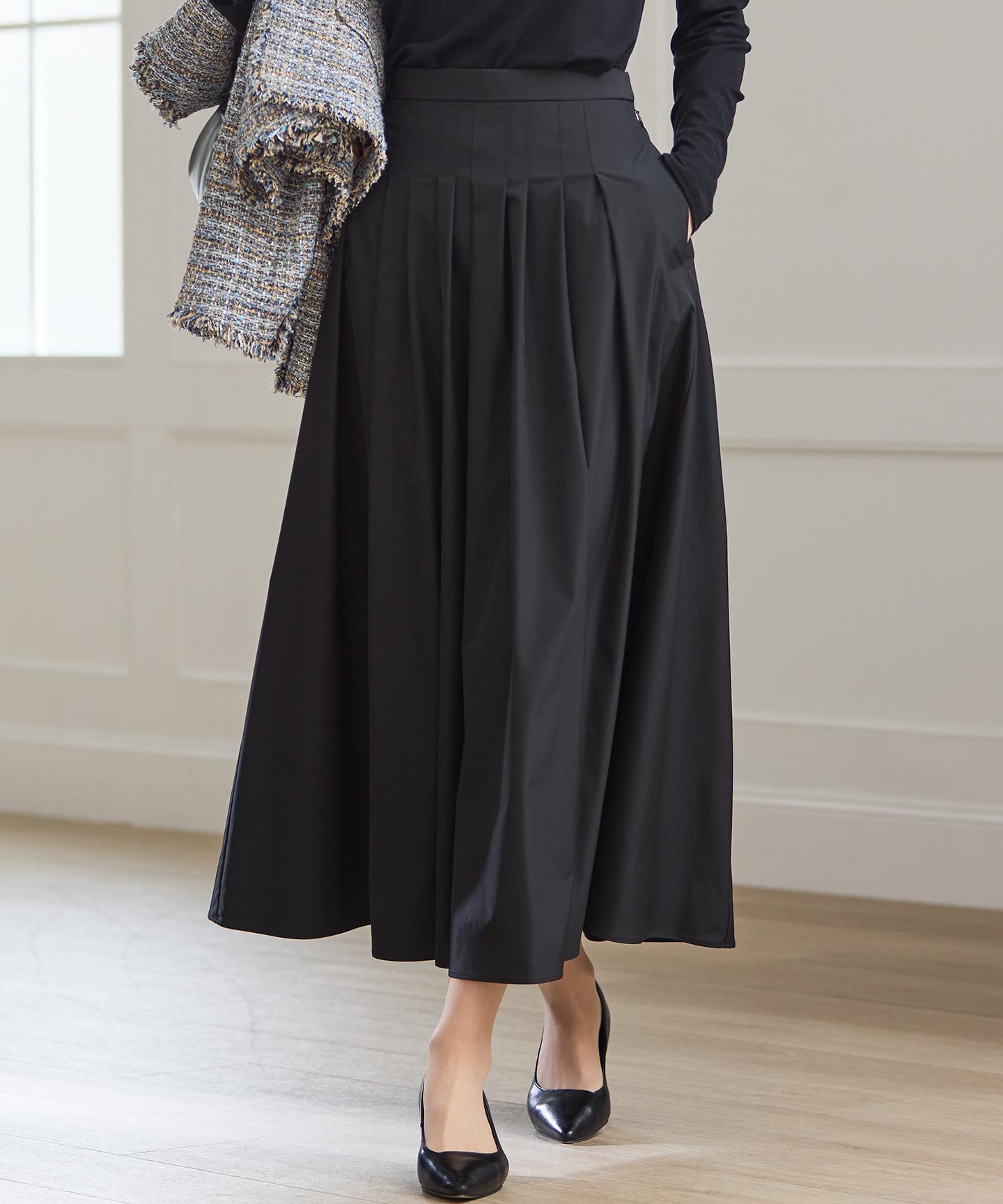 ブライトタフタ タック スカート