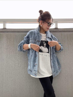 オーバーデニムジャケット