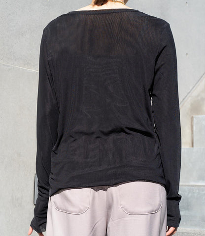 ダブルチュールカットソー