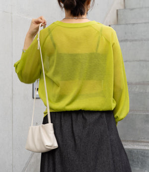 2wayドルマンシアーニットカーディガン