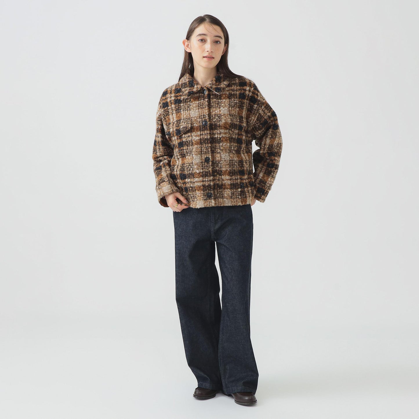 チェック CPO ブルゾン