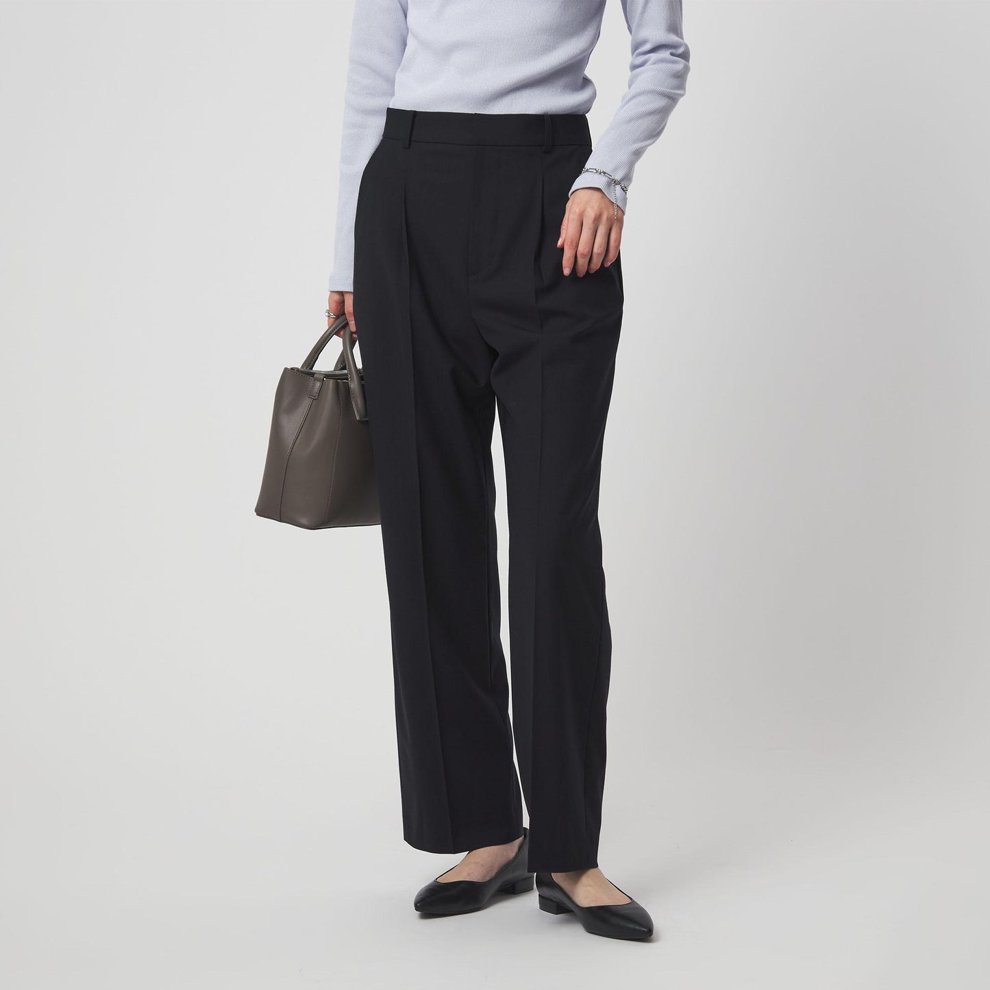 ［size SHORT/TALLあり］カチリラ ストレート パンツ ウォッシャブル ストレッチ