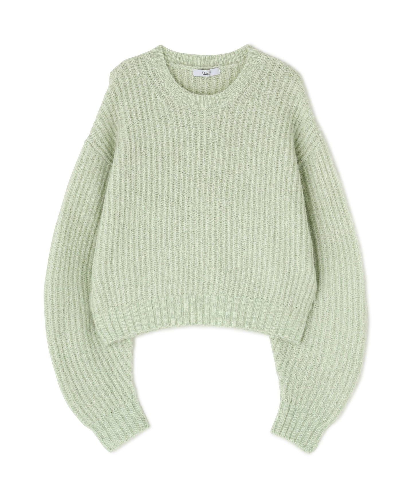 クロップドアゼフォルムニット