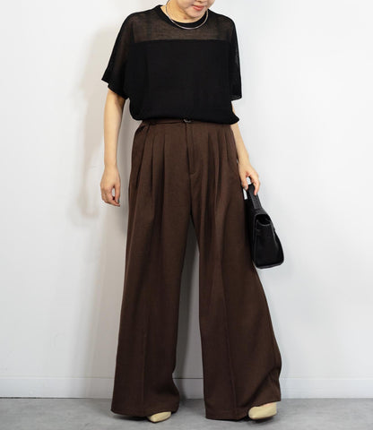 ルーズワイドスラックス