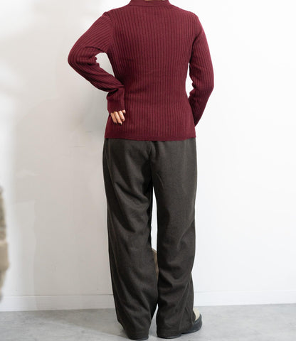 ウールライクあったかパンツ