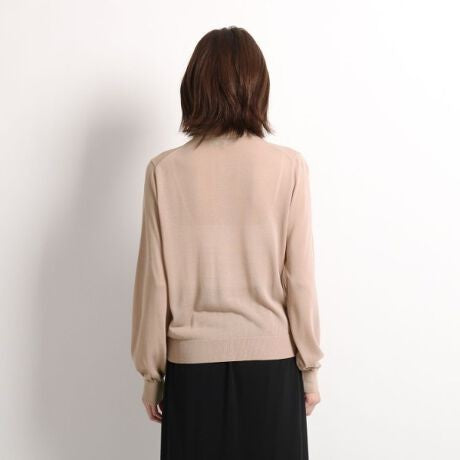 クルーネックカーディガン