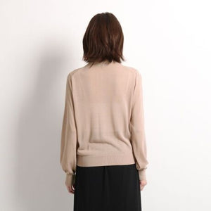 クルーネックカーディガン