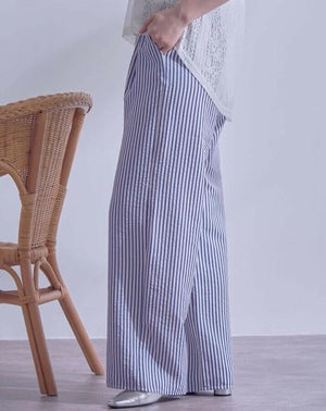ストライプイージーパンツ
