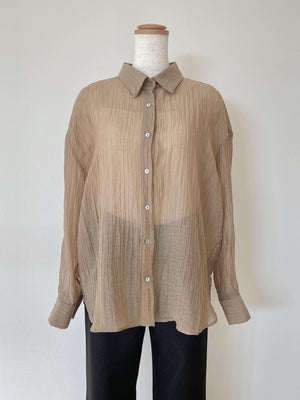 ワッシャーシアーシャツ