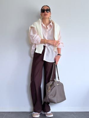 エアーテンセルオーバーフィットシャツ