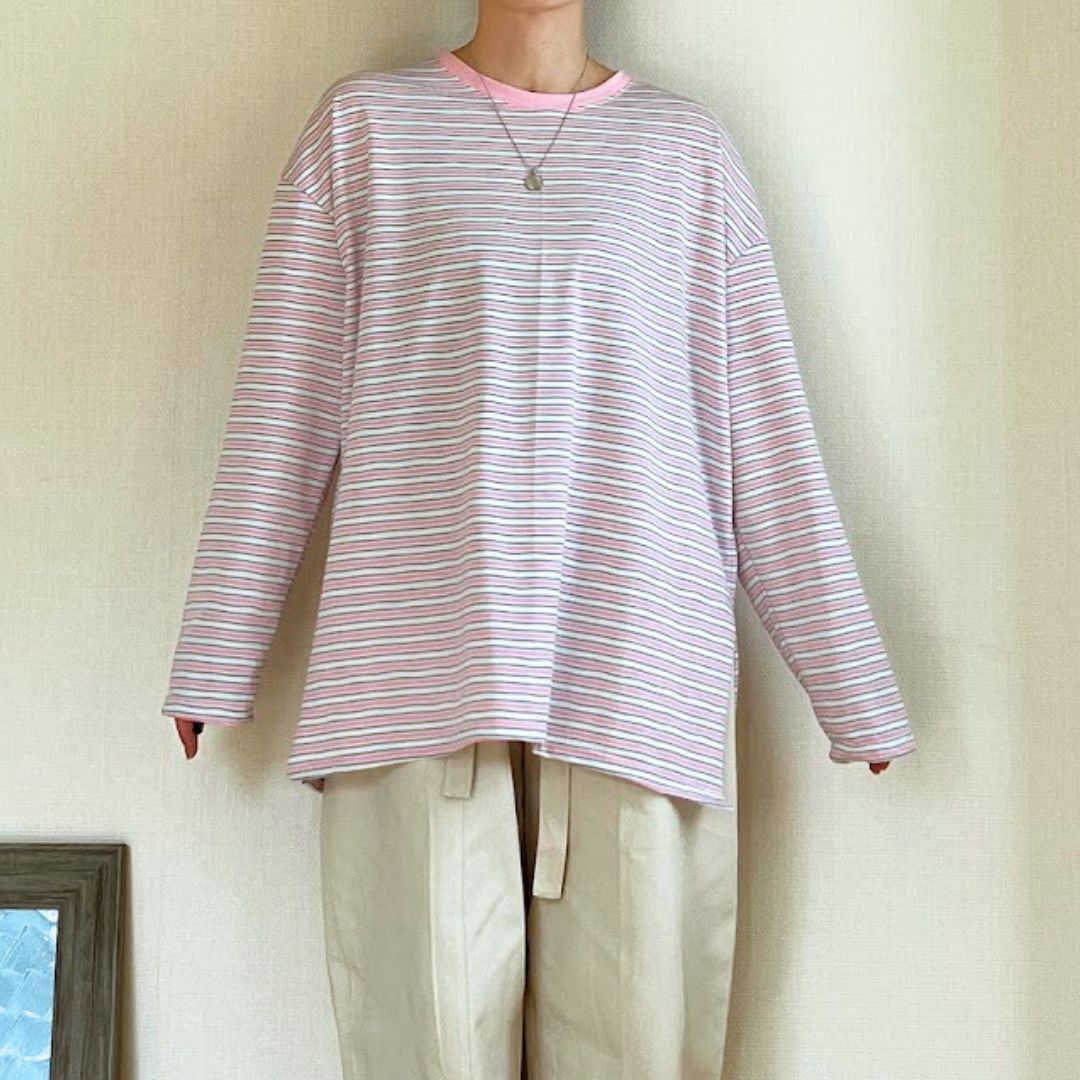 レトロマルチボーダーロンT