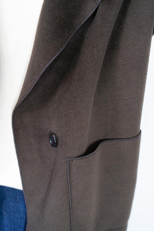 ニットパイルチェスターコート