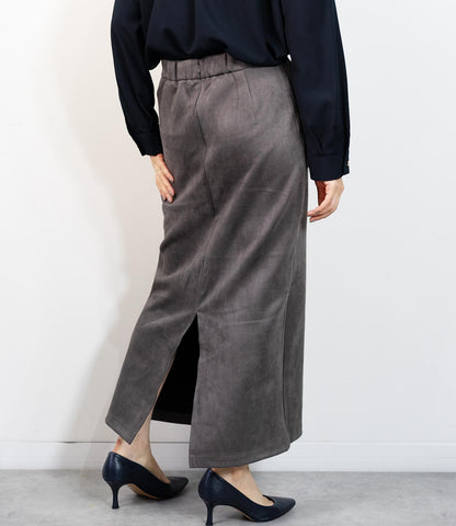 マシュマロスウェードタイトスカート