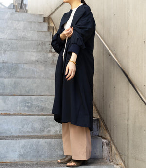 ベルト付きハイウエストストレートパンツ