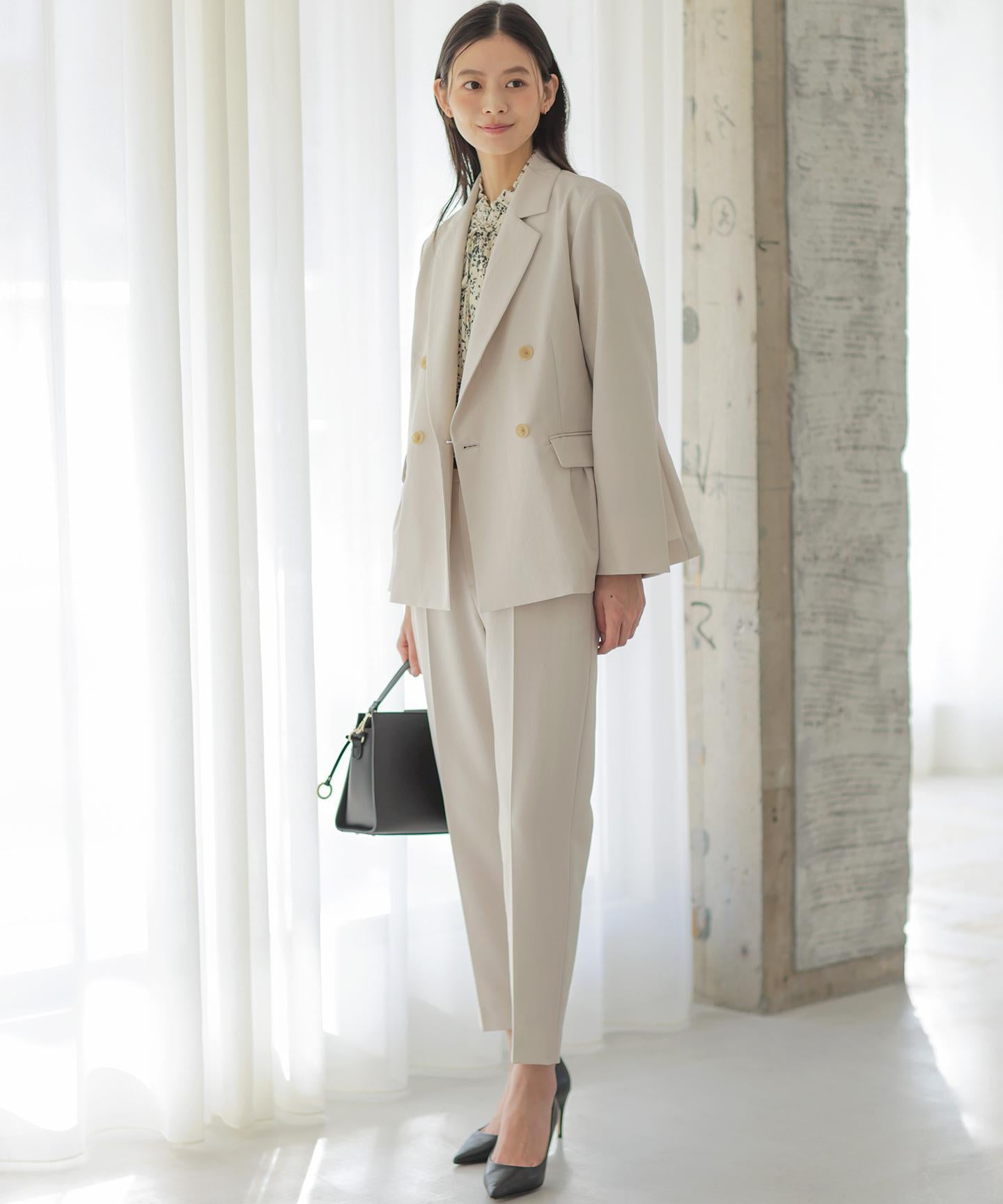 シュットクロステーパード パンツ