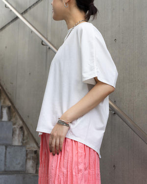 半袖コクーンカットソー