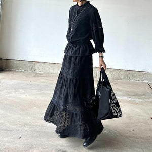 レースティアードスカート