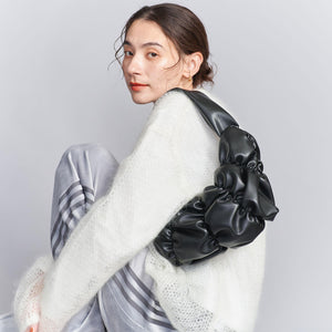 ギャザー ムーン ワンショルダーバッグ