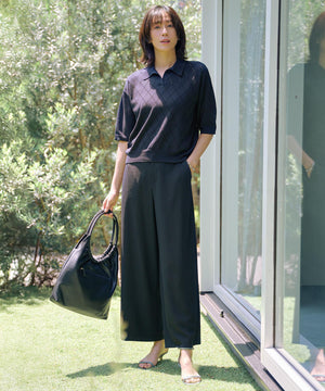 Light ジョーゼット ワイド パンツ