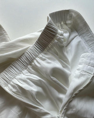 ラップ風ロングスカート