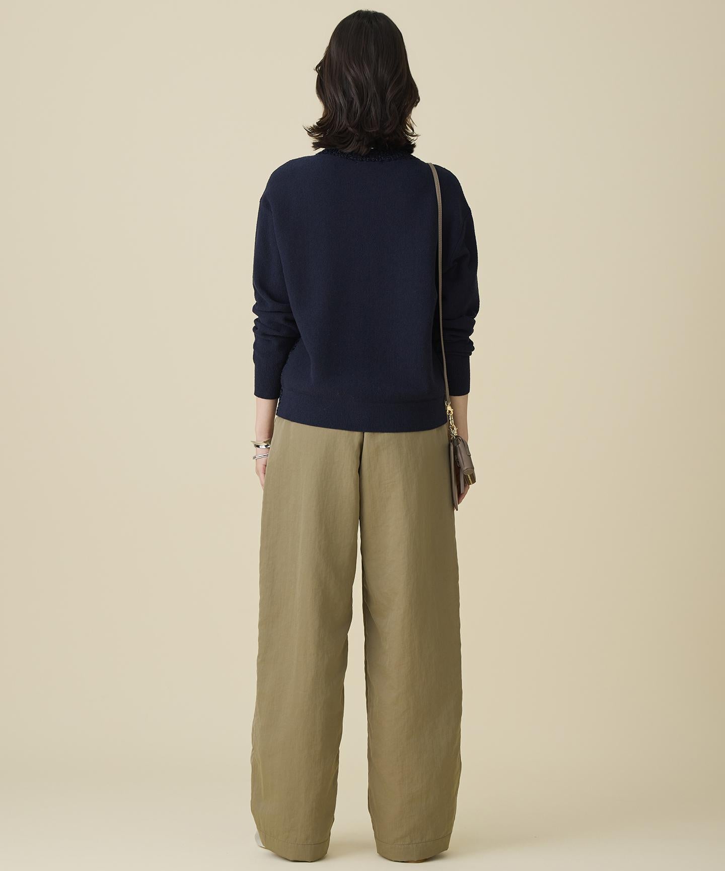 ブークレミックスツイード ニット