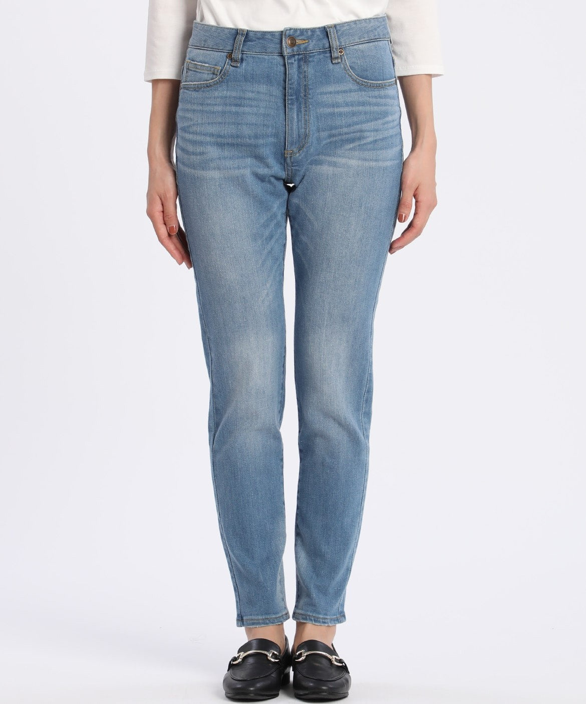 【WEB限定】大人フィットな脚長スリムストレート