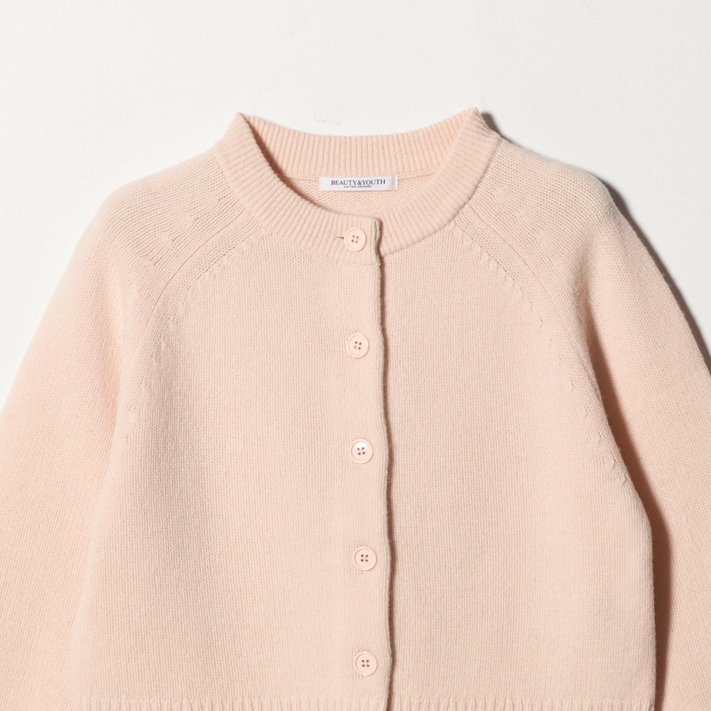 ウールニット ショートカーディガン